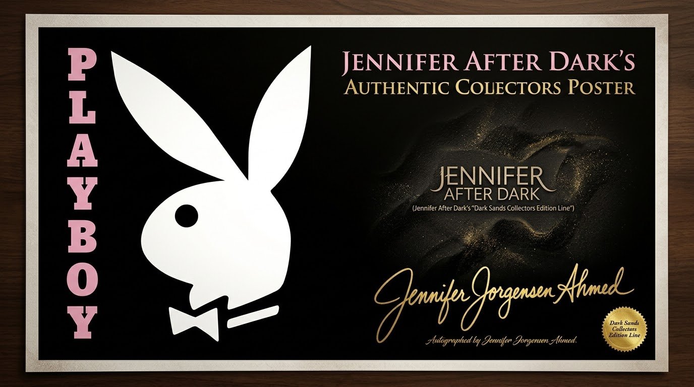 Jennifer After Dark Authentic Collectors Poster — Dark Sands Collectors Edition Line