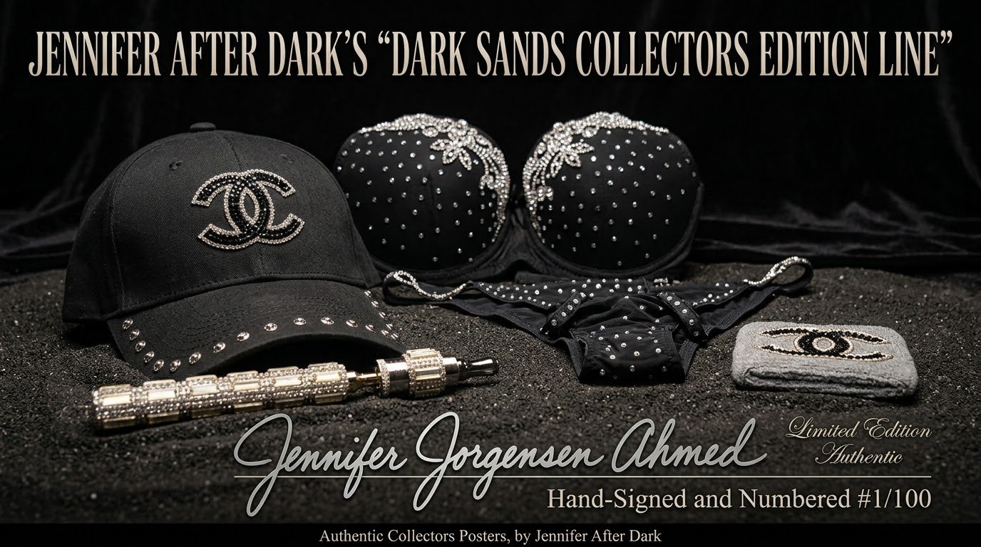Dark Sands Collectors Edition Line bling set poster — hand-signed and numbered 1/100