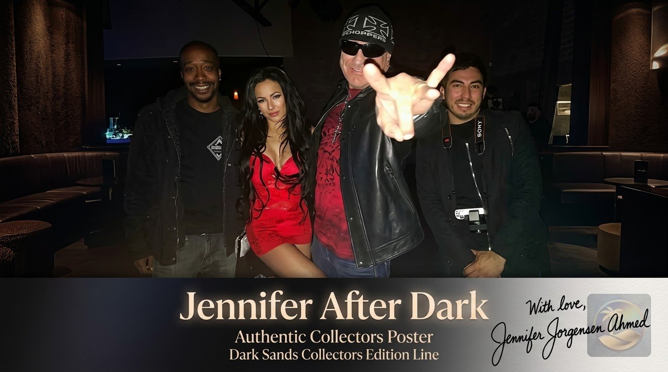 Dark Sands Collectors Edition nightclub group photo poster — With love, Jennifer Jorgensen Ahmed