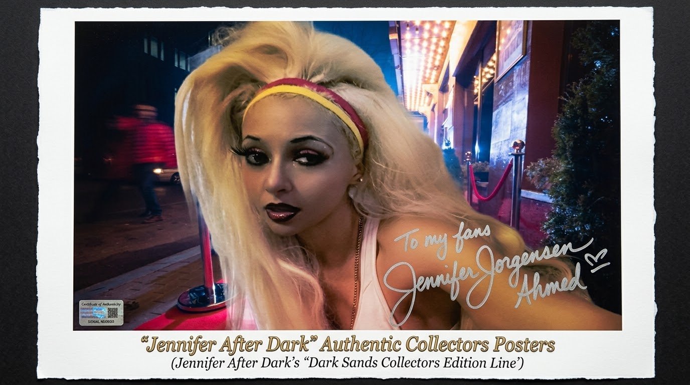 Dark Sands Collectors Edition signed red-carpet photo poster — To my fans