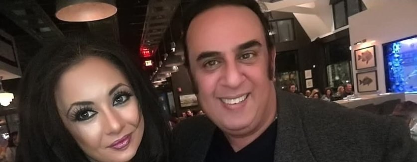 Jennifer Jorgensen Ahmed with a companion in formal dress, selfie