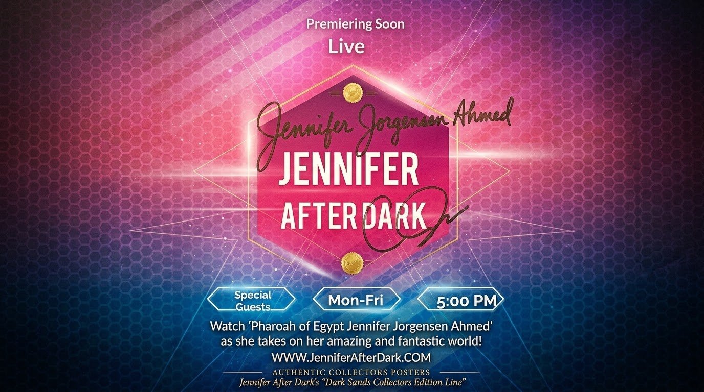 Jennifer After Dark Premiering Soon Live poster — Mon-Fri 5:00 PM