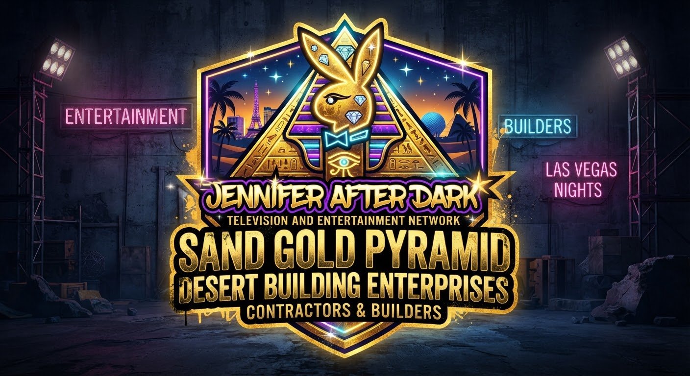 Sand Gold Pyramid Desert Building Enterprises logo — Contractors and Builders, Las Vegas Nights